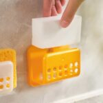 Self-Adhesive Sponge and Soap Holder | No-Drill Sink Organizer & Multipurpose - Closeup Embroidery by Nari Haat, Indi...