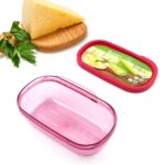 Butter Container, PP Butter Storage Box Easy to Take Portable Large Capacity for Kitchen for Home for Cheese for Butt...
