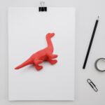Dinosaur 3D Puzzle Erasers – Fun Mini Erasers for Kids & Party Favors - Fabric Detail by Nari Haat, Indian ethnic w...