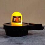 Water Sensor LED Shivling Idol for Pooja & Festivals - Front View by Nari Haat, Indian ethnic wear, women clothing, d...