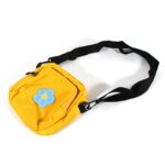 Solid Color Shoulder Crossbody Bag – Trendy Small Square Bag for Students - Sleeve Design by Nari Haat, Indian ethn...