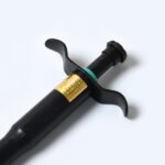 Stainless Steel Black Gas Lighter for Gas Stove, Long Lasting (1 Pc) - Neckline Detail by Nari Haat, Indian ethnic we...