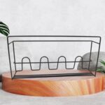 Metal Self Adhesive Multipurpose Kitchen Accessories Organizer Rack Wall (1 Pc) - Neckline Detail by Nari Haat, India...