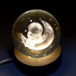 Astronaut Ball Night Light Lamp Decorative Lamp For Living Room Decor (1 Pc) - Front View by Nari Haat, Indian ethnic...