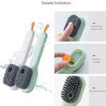Multifunctional Scrubbing Brush with Liquid / Soap Dispenser, Cleaning Brush with Liquid / Soap Dispenser, Shoe Brush...