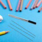 Smart Auto Feeding Mechanical Pencil - Fabric Detail by Nari Haat, Indian ethnic wear, women clothing, designer suit