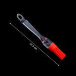 Silicone Flat Pastry Cooking Oil Brush for Grilling, Tandoor and BBQ (2Pc) - Fabric Detail by Nari Haat, Indian ethni...