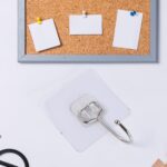 Transparent Large Stainless Steel Self Adhesive Wall Hooks (1 Pc) - Front View by Nari Haat, Indian ethnic wear, wome...