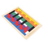 Wooden Blocks Puzzle Children's Educational Toys - Back View by Nari Haat, Indian ethnic wear, women clothing, design...