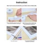 KITCHEN SINK PLATFORM STICKER BATHROOM CORNER TAPE (3.2 METER SIZE) - Back View by Nari Haat, Indian ethnic wear, wom...