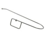 Stainless Steel Adhesive Paper Roll Holder Tissue (1 pc) - Back View by Nari Haat, Indian ethnic wear, women clothing...