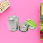 LEAK-PROOF THERMOS FLASK FOR HOT FOOD, VACUUM INSULATED LUNCH BOX (1.8 L) - Fabric Detail by Nari Haat, Indian ethnic...