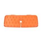 Silicone Faucet Splash Guard Pad Kitchen & Bathroom Sink (1 Pc / Mix Design & Size) - Image 5