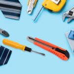 7-Pcs Hand Tool Kit with Magnetic Wristband for Screws & Bolts - Fabric Detail by Nari Haat, Indian ethnic wear, wome...