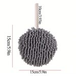 Super Soft Hanging Hand Towel (Microfiber): Ultra Absorbent, Kitchen & Bath - Neckline Detail by Nari Haat, Indian et...