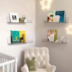 Acrylic Shelves, Clear Shelves Wall Mounted (38×11 Cm / 1 pc / With 2 Screw) - Neckline Detail by Nari Haat, Indian ...