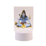 Beautiful 3D Lord Shiva Frame with Soft White Light (1 Pc) - Sleeve Design by Nari Haat, Indian ethnic wear, women cl...