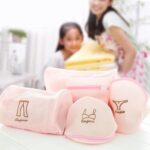 Zippered Mesh Laundry Wash Bags for Delicates & Lingerie (5 Pc Set) - Closeup Embroidery by Nari Haat, Indian ethnic ...