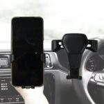 Car Mobile Phone Holder Multifunctional Dashboard & Air Outlet Mount Stand - Neckline Detail by Nari Haat, Indian eth...
