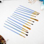 Paint Brushes Set, Artist Paintbrushes (24 Pcs Set) - Back View by Nari Haat, Indian ethnic wear, women clothing, des...