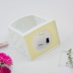 Smokeless Led Light Lantern Lamp, Diwali (1 Pc) - Neckline Detail by Nari Haat, Indian ethnic wear, women clothing, d...