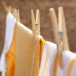 Heavy Duty Bamboo Wooden Cloth Clips / Pegs (20 Pcs Set) - Back View by Nari Haat, Indian ethnic wear, women clothing...