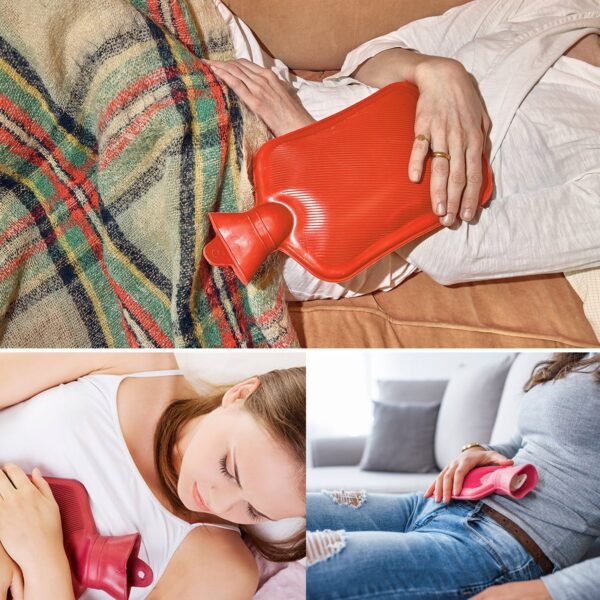 Medium Rubber Hot Water Bag for Pain Relief