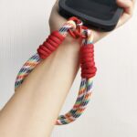 Universal lanyard for phone (1 pc / 52 Inch / Multicolor) - Closeup Embroidery by Nari Haat, Indian ethnic wear, wome...