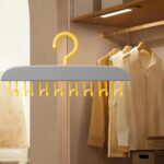 Plastic Organizer Hanger with 8 Hooks Heavy Duty Clothing Tank Top Belt Towel  (1 pc) - Back View by Nari Haat, India...