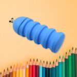 Silicone Telescopic Pencil Case – Large Capacity Zipper Case for School & Office - Closeup Embroidery by Nari Haat,...