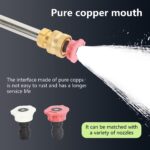 Double Battery 48V Rechargeable Electric, Car Washer Gun (1 Set) - Closeup Embroidery by Nari Haat, Indian ethnic wea...