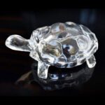 Crystal Glass Turtle-Tortoise for Feng Shui and Vastu - Front View by Nari Haat, Indian ethnic wear, women clothing, ...