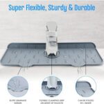 Silicone Sink Faucet Pad / Mat (1 Pc / 33x12 Cm) - Fabric Detail by Nari Haat, Indian ethnic wear, women clothing, de...