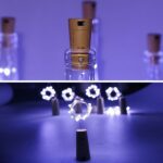 Wine Bottle Cork String Light | Multi LED / 2M Cable (White / 1 Pc) - Front View by Nari Haat, Indian ethnic wear, wo...