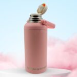 Stainless Steel 316 Vacuum Insulated Travel Bottle / Kettle (1300 ML) - Neckline Detail by Nari Haat, Indian ethnic w...