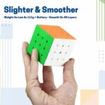 Small 4×4×4 High Speed Stickerless Magic Cube Puzzle Toy for Kids and Adults - Neckline Detail by Nari Haat, Indian...