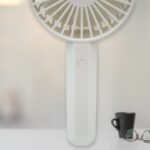 Mini Rechargeable Fan – Lightweight & Easy Carry (1 Pc | Battery Not Included) - Sleeve Design by Nari Haat, Indian...