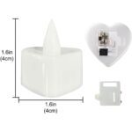 LED Tealights, Smokeless Plastic Decorative Candles, Diwali (Pack Of 1 / Multicolor) - Fabric Detail by Nari Haat, In...