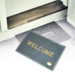 Welcome Door Mat for Home Entrance Outdoor Mat   For Bedroom, Living Room (23x15 Inch) - Neckline Detail by Nari Haat...