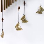 Mix Design Wind Chimes Outdoor Hanging Dragonfly Wind Chime for Outside (1 Pc) - Neckline Detail by Nari Haat, Indian...