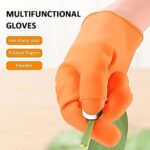 Gloves Silicone Thumb Knife Finger Protector Gears Cutting Vegetable Harvesting Knife - Neckline Detail by Nari Haat,...