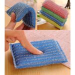 Scratch Proof Kitchen Utensil Scrubber Pad (Pack of 12) - Neckline Detail by Nari Haat, Indian ethnic wear, women clo...