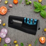 Kitchen Knife Sharpener – Handheld Chefs & Serrated (1 Pc, Chopper Not Included) - Full Detail by Nari Haat, Indian...