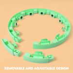 Smart Hula Hoops with Spinning Ball and Intelligent Counter (1 Pc) - Neckline Detail by Nari Haat, Indian ethnic wear...