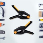 3 inch Heavy Duty Clips Clamp Spring Clamps Clip Fixture (2 Pc Set) - Back View by Nari Haat, Indian ethnic wear, wom...