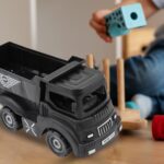 Friction Powered Dumper Toy Truck For Kids | With Opening Container Feature | Strong & Durable Plastic Material | Ind...