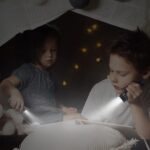 Portable Mini Torch - Super-Bright LED Flashlight with 3AAA Batteries Included - Closeup Embroidery by Nari Haat, Ind...