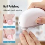 2-in-1 Electric Nail Clippers Nail File with Light (1 Pc) - Full Detail by Nari Haat, Indian ethnic wear, women cloth...