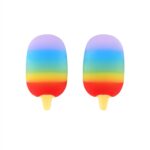 Jelly Popsicle Erasers – Cute & Fancy Mini Erasers for Kids (2 Pc Set, Mix Design) - Back View by Nari Haat, Indian...