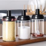 Spice Box Glass Jars Multipurpose Masala Seasoning Box Set (1 Pc) - Full Detail by Nari Haat, Indian ethnic wear, wom...